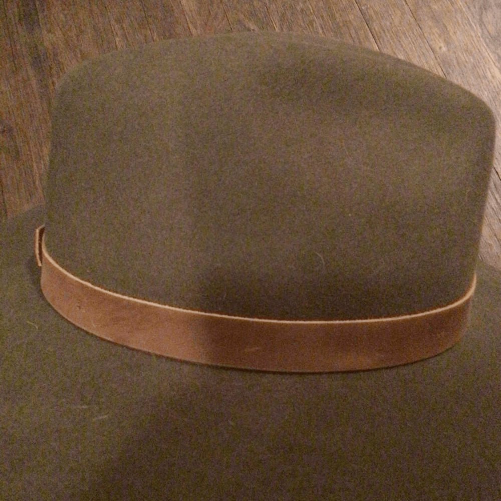 NEW!Wyeth Rustic green Rancher hat - Picture 4 of 7